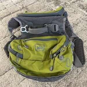 REI Olive and Charcoal Dog Pack Small